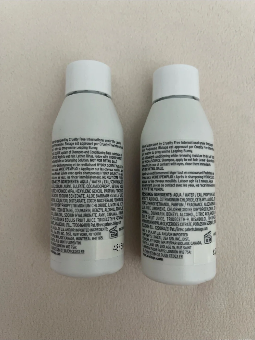 6 Piece Biolage Travel Haircare Set - Shampoo, Conditioner, Serum